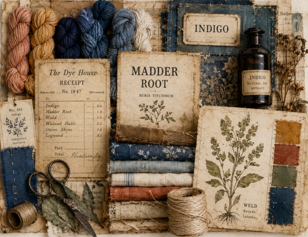 Layered vintage Timeless Scraps collection artwork