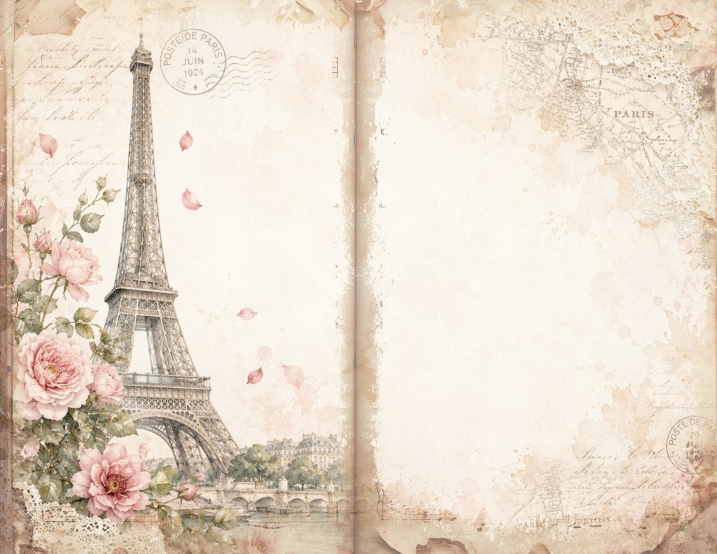 Vintage-inspired Timeless Scraps paper design